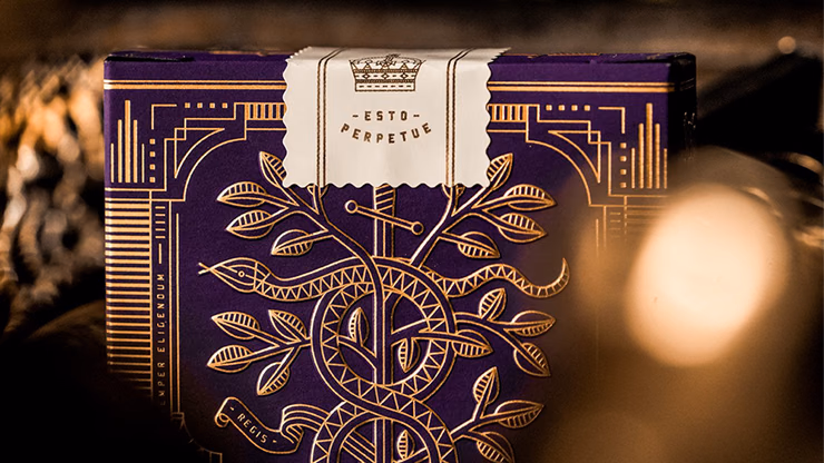 Monarch Royal Edition (Purple) Playing Cards by theory11 - Image 2