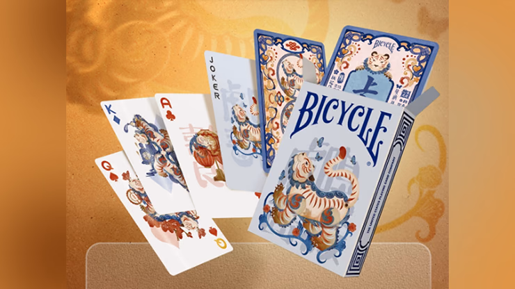 Bicycle Mascot (Tiger Sniffs the Rose) Playing Cards - thumbnail 3