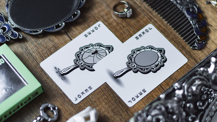 Reflections Epiphany (Green) Playing Cards by Emily Sleights - Image 2