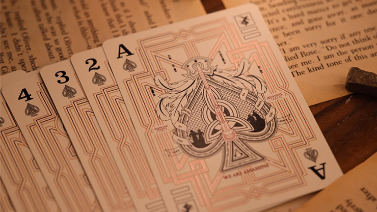 Assassin's Creed Legacy Version 2 Garnet (Hidden Blade Black) Playing Cards - thumbnail 4