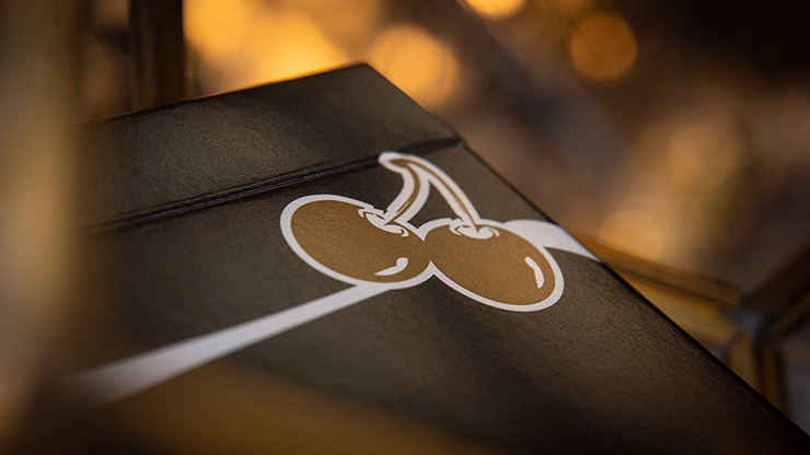 Limited Edition Cherry Casino (Monte Carlo Black and Gold) Numbered Seals Playing Cards by Pure Imagination Projects - thumbnail 4