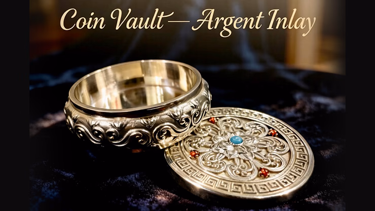 Coin Vault Set - Argent Inlay - magic trick