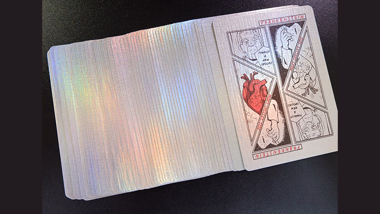 Frankenstein Series Holographic Comic Edition (Gilded) Playing Cards - Image 2