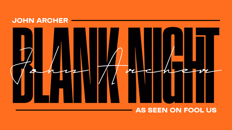 Blank Night 2025 Edition (Orange) by John Archer - thumbnail 3