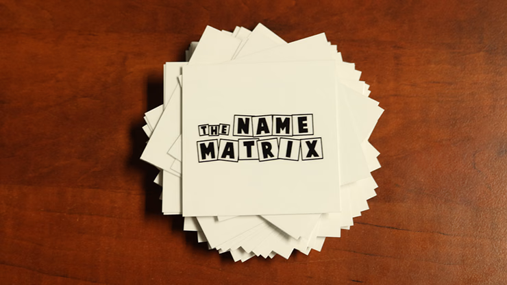 David Garrard and Jim Steinmeyer Present: Alan Wakeling's Name Matrix - Image 2