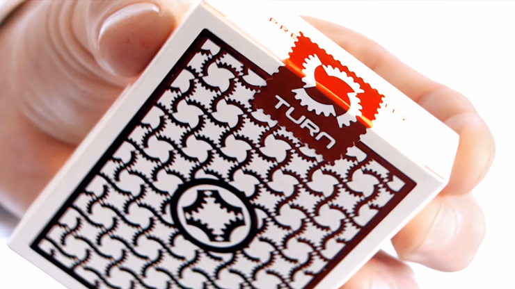 TURN (Red) Playing Cards by Mechanic Industries - Trick - thumbnail 3