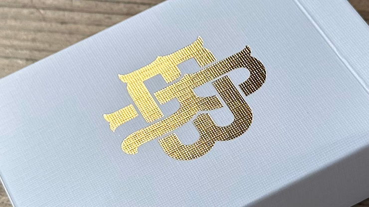 Gold Foil Monogram Playing Cards - Image 2