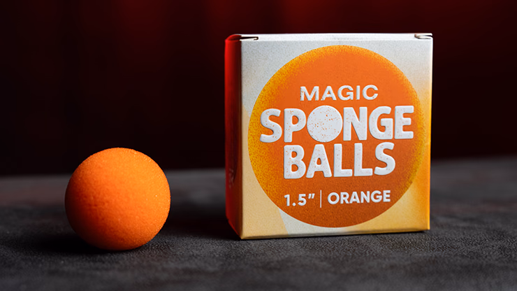 Magic Sponge Balls 4PK ORANGE 1.5" by Murphy's Magic - thumbnail 4