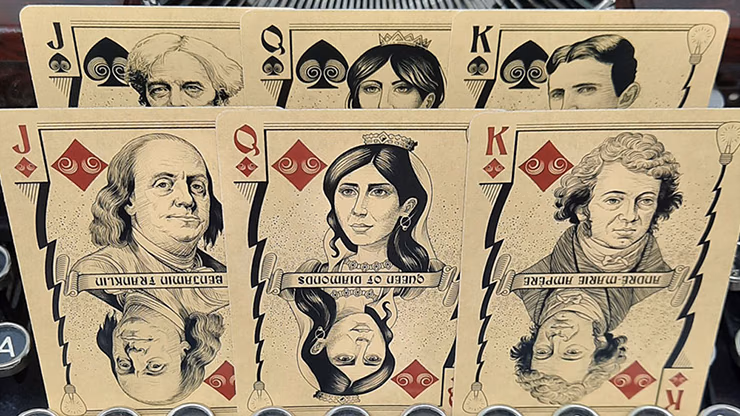 Bicycle Turn of the Century (Electricity) Playing Cards - thumbnail 4