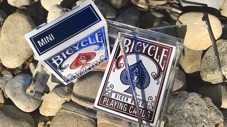 Bicycle Rider Back Mini Limited Edition (2 Pack With Foil Tucks In Carat Case) by US Playing Card Co - thumbnail 4