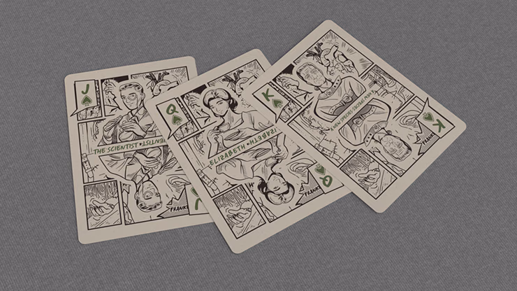 Frankenstein Series Comic Edition (Gilded) Playing Cards - thumbnail 4
