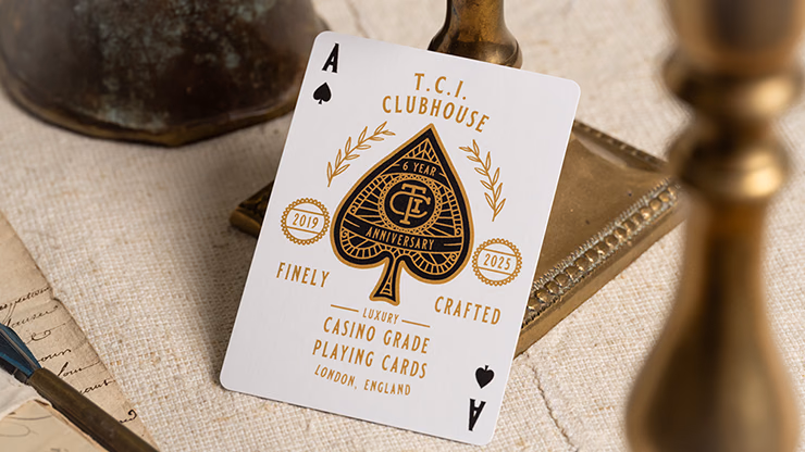 TCI Clubhouse (Black) Playing Cards - Image 2