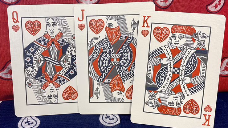 Bicycle Bandana (Red) Playing Cards - thumbnail 6