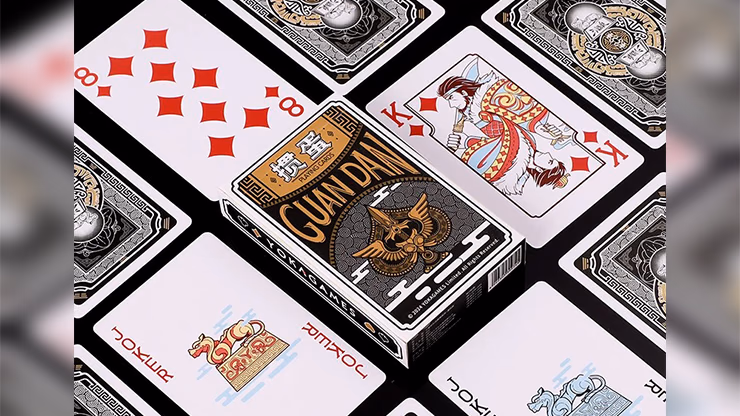 GUAN DAM -Warriors of the Three Kingdoms (Black) Playing Cards by YOKAGAME - thumbnail 4