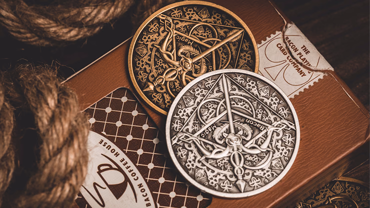 BOW AND ARROW COIN GOLD by Bacon Magic - thumbnail 3