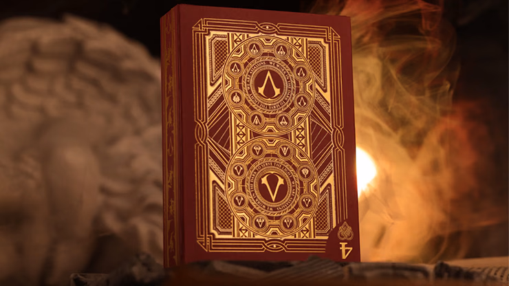 Assassin's Creed Legacy Version 2 Garnet (Hidden Blade Black) Playing Cards - thumbnail 6
