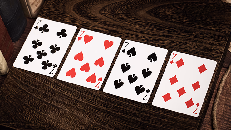 Jerry's Nugget (Felt Green) Marked Monotone Playing Cards - thumbnail 4