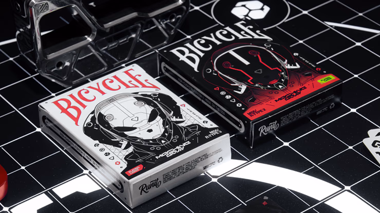 Bicycle Machine56 R-TYPE/3 White Playing Cards by RunIt Decks - thumbnail 3