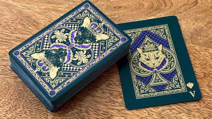 Neko Royal Green Playing Cards - thumbnail 3
