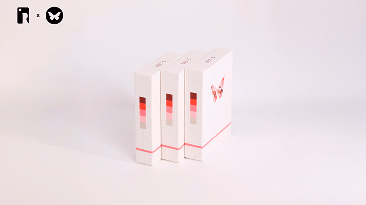 Room One X Butterfly Present Butterfly Try All Playing Cards (300G) - thumbnail 5
