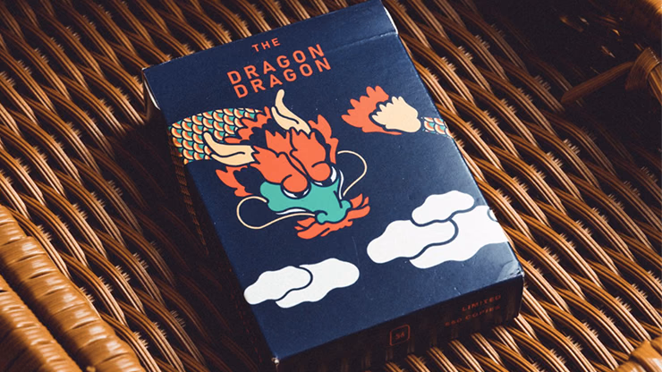 The Dragon (Blue Gilded) Playing Cards - thumbnail 5