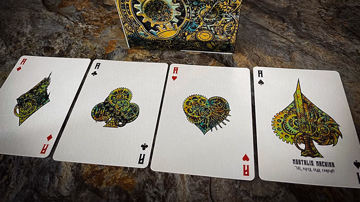 Mortalis Machina Cobalt Standard Edition Playing Cards - thumbnail 4