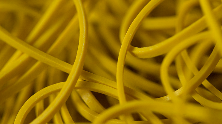 Joe Rindfleisch's SIZE 16 Rainbow Rubber Bands (Russell Leeds -Yellow ) by Joe Rindfleisch - Image 2