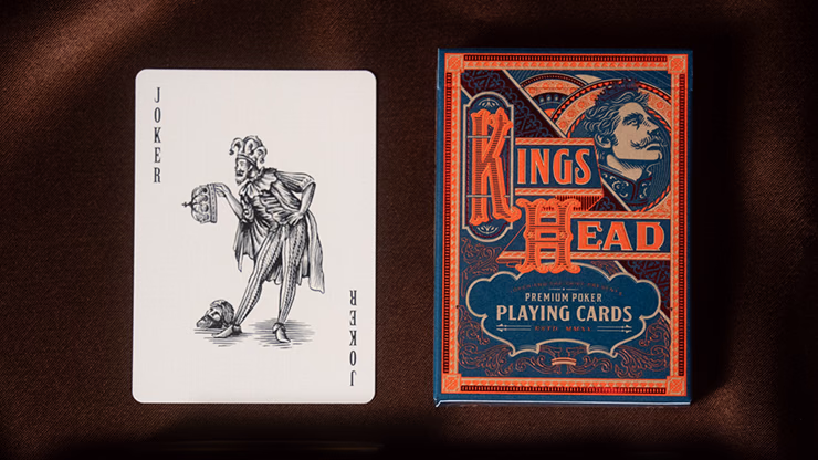 King's Head (Blue & Red) Playing Cards by Joker and the Thief - thumbnail 5