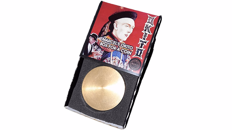 Marcel's Okito Box HALF DOLLAR SIZE (Gimmicks and Online Instructions) by Marcelo Manni - Trick - thumbnail 5