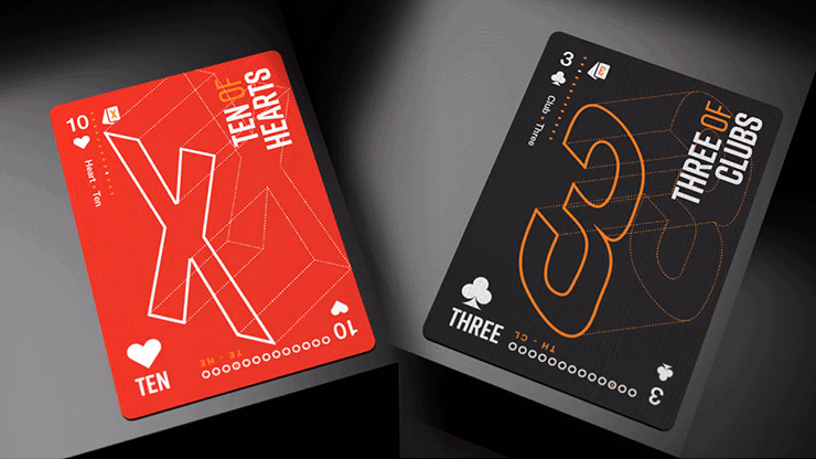 Grid Series Six- Typographic Playing Cards - thumbnail 4