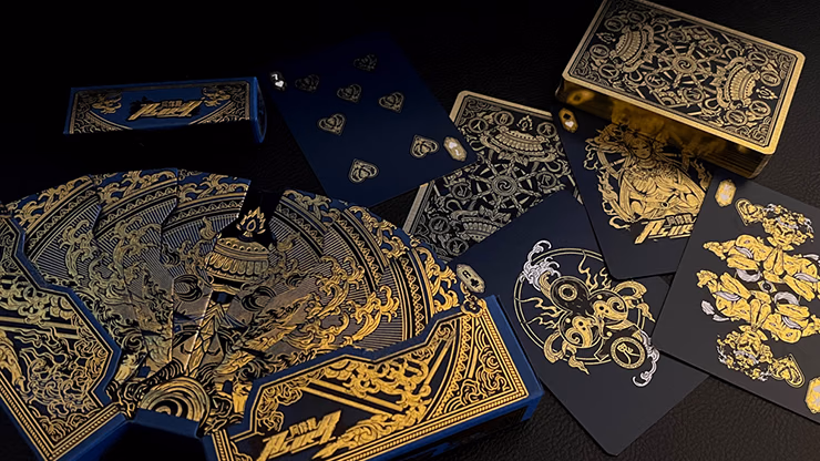 Asura Deluxe Blue Playing Cards - thumbnail 3