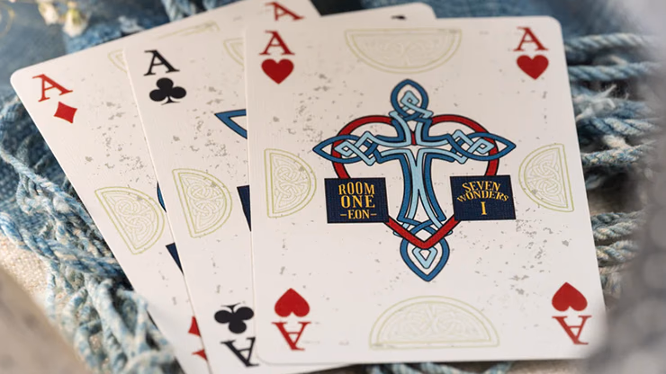 The Hanging Gardens of Babylon (Special Edition Numbered Seals) Playing Cards by Room One EON - thumbnail 3