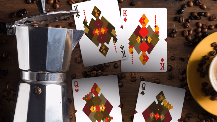 Diamon Playing Cards N° 27 Dark Roast by Dutch Card House Company - thumbnail 3