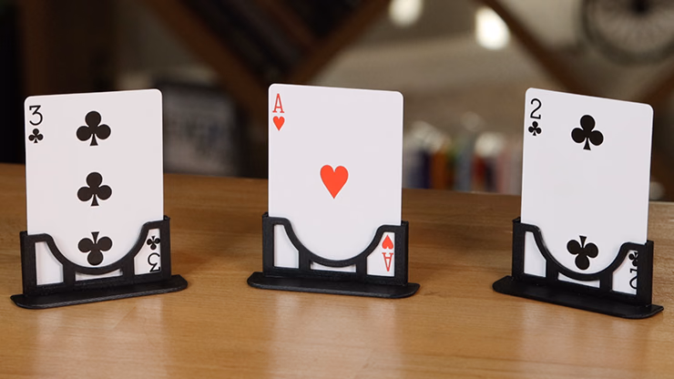 Three Cards Monte Stand BLUE (Gimmicks and Online Instruction) by Jeki Yoo - Trick - thumbnail 4