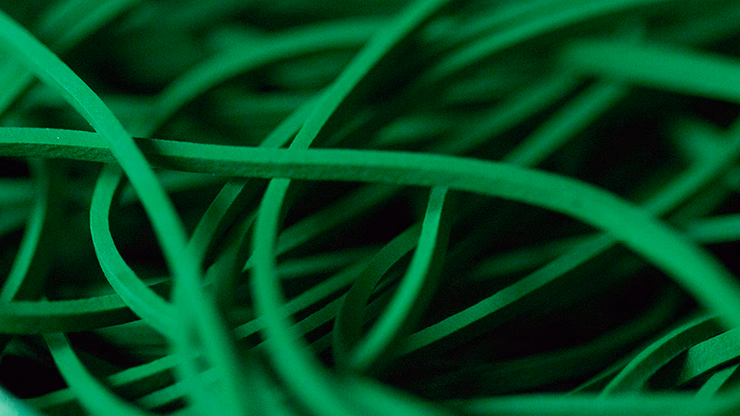 Joe Rindfleisch's SIZE 16 Rainbow Rubber Bands (Marcus Eddie - Green Pack ) by Joe Rindfleisch - Image 2