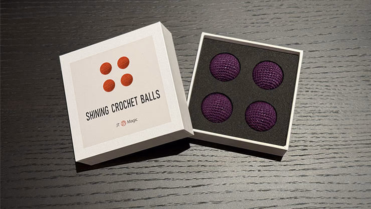 Shining Crochet Balls (Dark Purple) by JT Magic - Image 2
