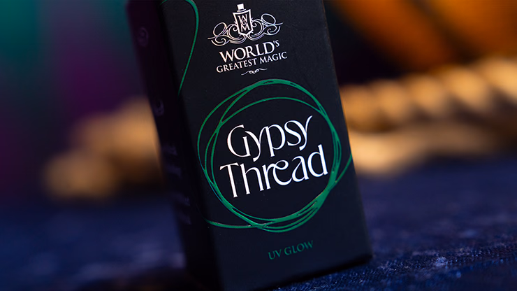 WGM UV GLOW GYPSY THREAD GREEN REFILL SPOOL by Murphy's Magic - Trick - Image 2
