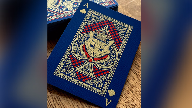 Neko Royal Blue Playing Cards - thumbnail 3