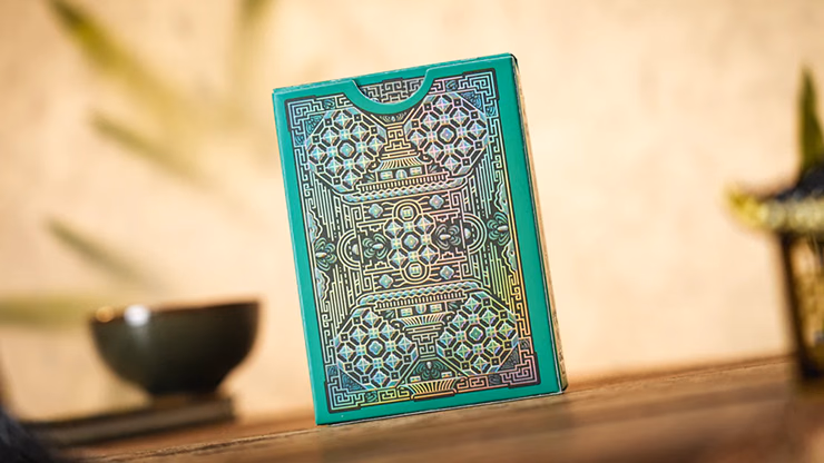 Ancient Relics Culture Playing Card by 52 Muse (Teal) - Image 2