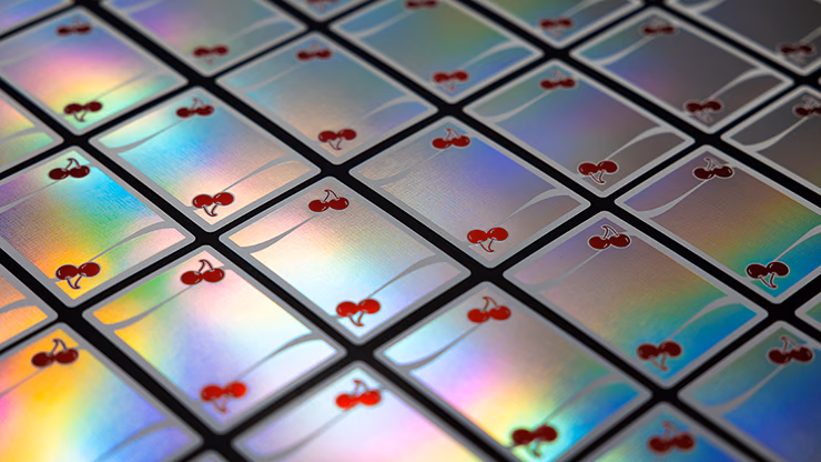 Cherry Casino Sands Mirage (Holographic) Playing Cards - thumbnail 3