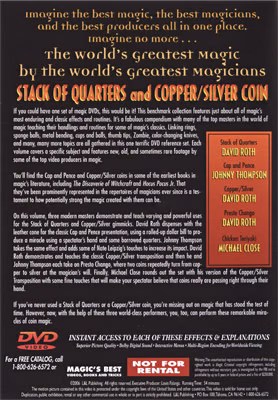 World's Greatest Magic: Stack Of Quarters and Copper/Silver Coin - DVD - Image 2