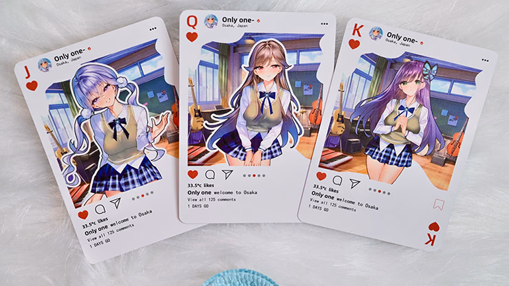 Sweet Cosplay Show - Azure Summer Playing Cards - thumbnail 3
