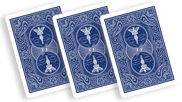 Bicycle Playing Cards 809 Mandolin Blue by USPCC - Image 2