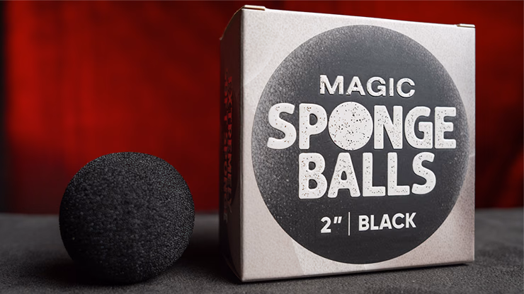 Magic Sponge Balls 50PK BLACK 2" by Murphy's Magic - magic trick