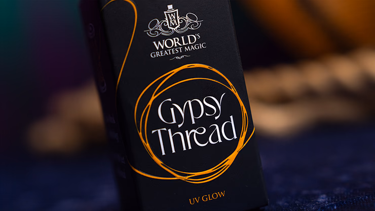 WGM UV GLOW GYPSY THREAD ORANGE REFILL SPOOL by Murphy's Magic - Trick - Image 2