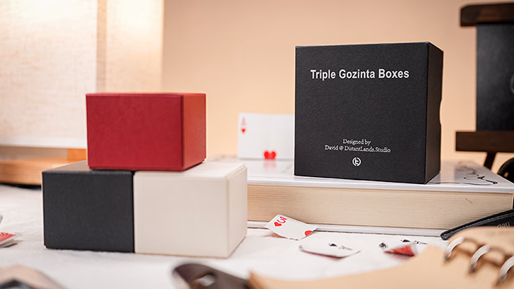 Triple Gozinta Boxes by Ivo David Oliveira & TCC Magic - magic trick
