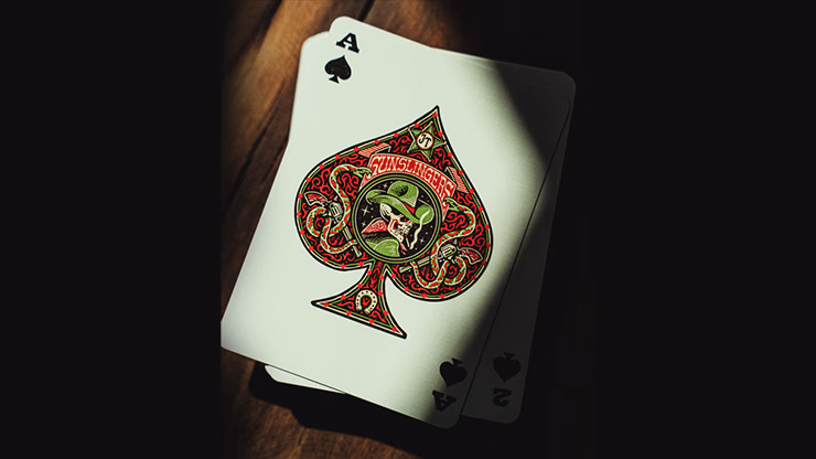 Gunslingers Poker (Red) Playing Cards - thumbnail 5
