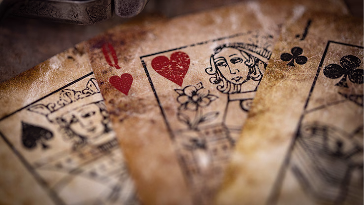 Deadwood Marked (Red) Playing Cards by Matthew Wright and Mark Bennett - thumbnail 5