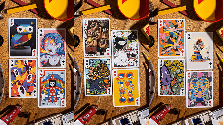Bicycle Sari Sari (Code Red Edition) Playing Cards - thumbnail 4
