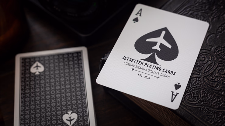 Lounge Edition Unmarked (Tarmac Black) by Jetsetter Playing Cards - thumbnail 3